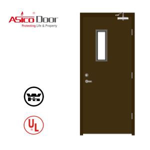 Detaily ocelových požárních dveří