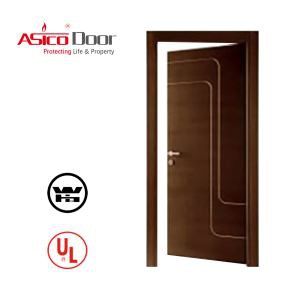 Dřevěné požární dveře ořech dýha